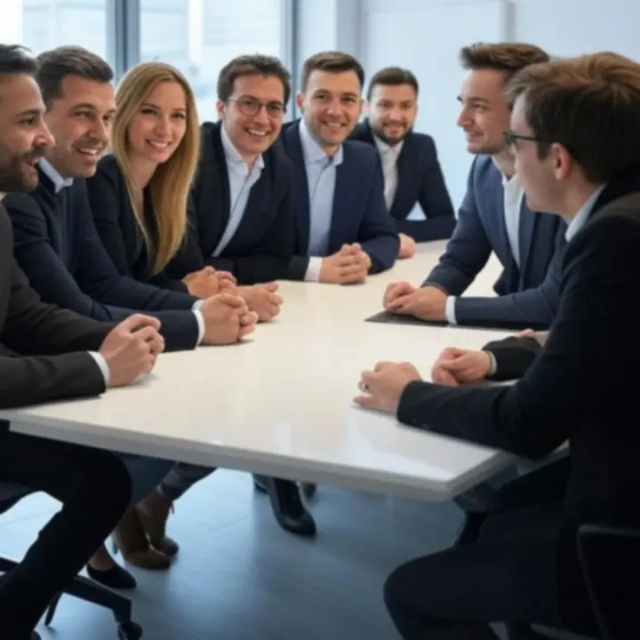 Różne typy grup mastermind przedsiębiorców podczas pracy warsztatowej