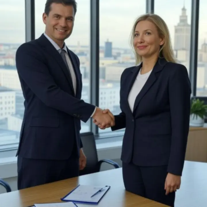 Doświadczony przedsiębiorca dzielący się wiedzą